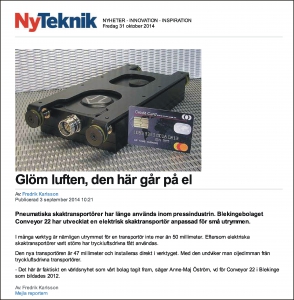 Ny Teknik, nättidning, 3 sept. 2014